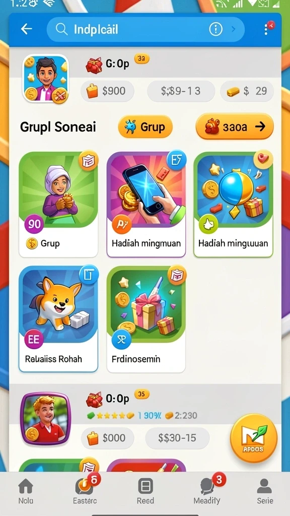 b8vip - Tampilan antarmuka yang user-friendly dan menarik.