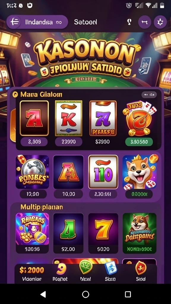 d200m - Tampilan awal yang menarik dan intuitif.