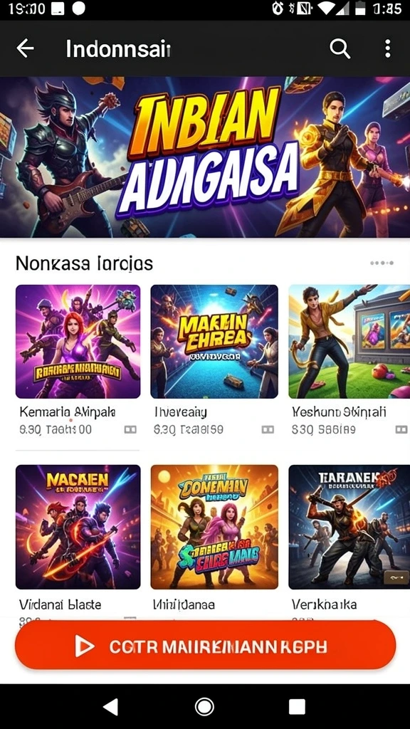 ind777 - Screenshot menampilkan antarmuka permainan yang menarik.