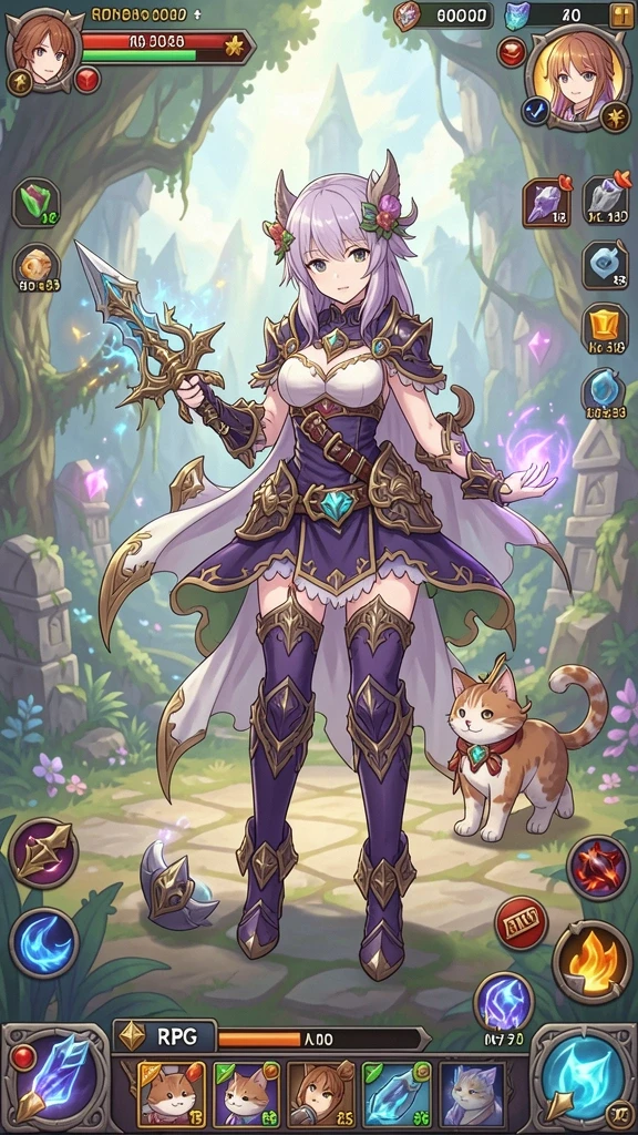 mposurga - Screenshot menunjukkan karakter dalam misi seru.