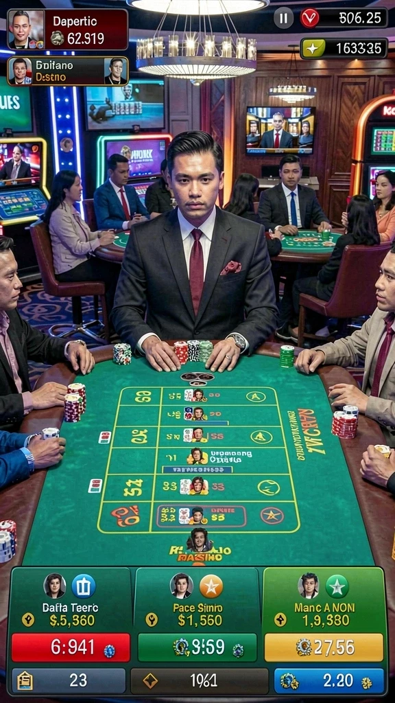 pp444 - Tangkapan layar yang menunjukkan aksi seru dalam permainan.